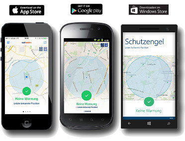 Warnungen fürs Smartphone KATWARN-App - (c) www.katwarn.de